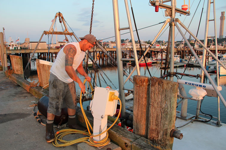 July 17, 2012 Provincetown Harbor, MacMillan Pier: Going Fishing