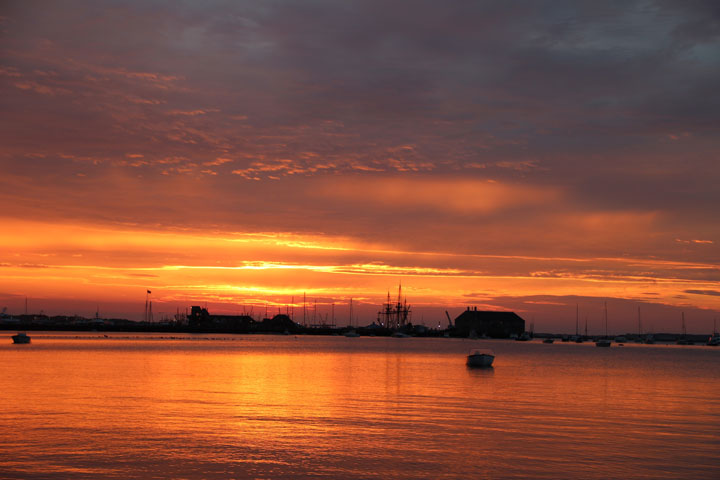 July 27, 2012 - Sunrise at the Boatslip, Provincetown