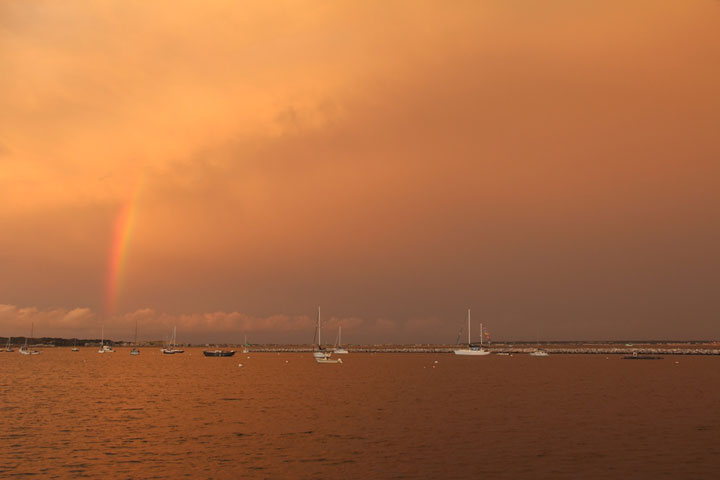 Provincetown Harbor, sunset September 9, 2012