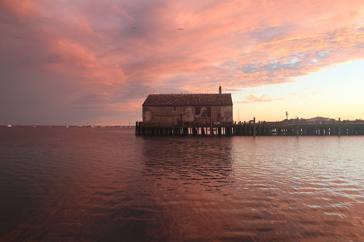 Provincetown Harbor, sunset September 9, 2012