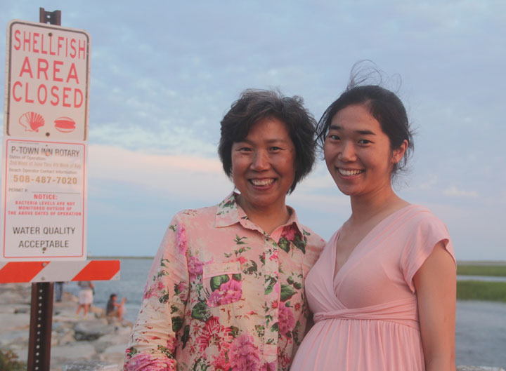 Jiang and her mother-inlaw