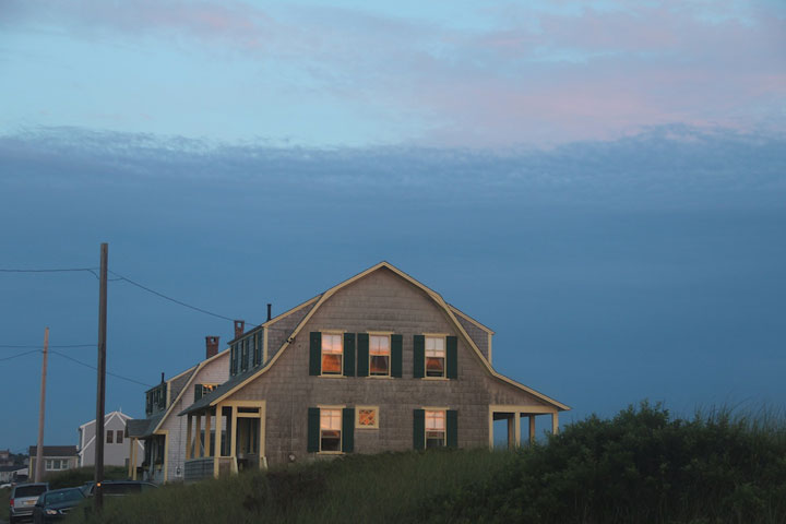 North Truro, Route 6A... my favorite house; photograph by Ewa Nogiec