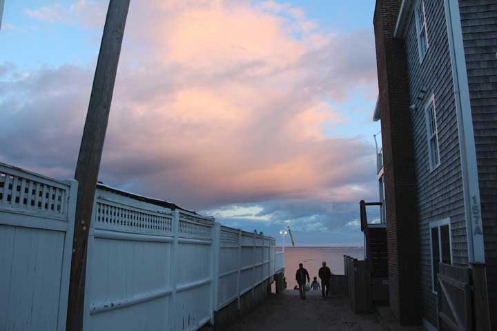 Ptown Autumn Sky, Boatslip to the left... 
