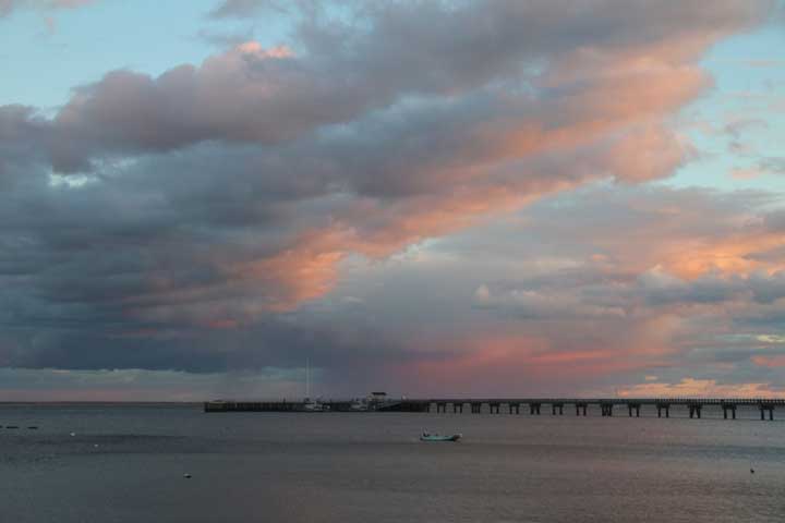 Ptown Autumn Sky, Harbor, looking West... Coast Guard Pier