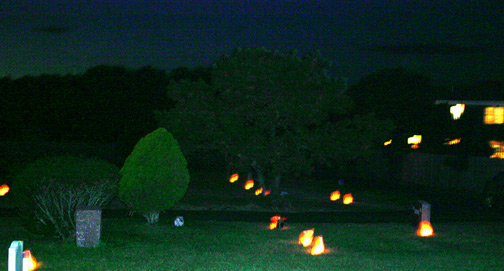 Provincetown Cemetery, November 1st Lights