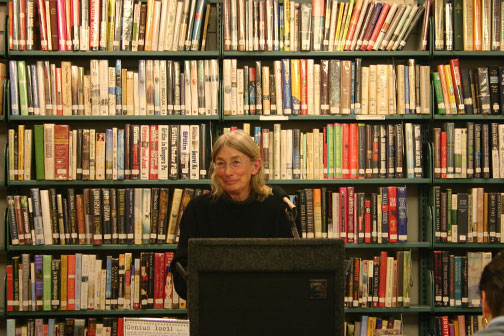 Mary Oliver in Provincetown Public LibraryLibrary
