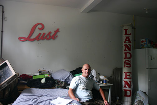 Mike Ware in his Provincetown studio