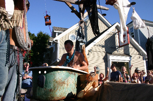 Provincetown Carnival, Provincetown Realty Group in front of Ruby's jewelry store