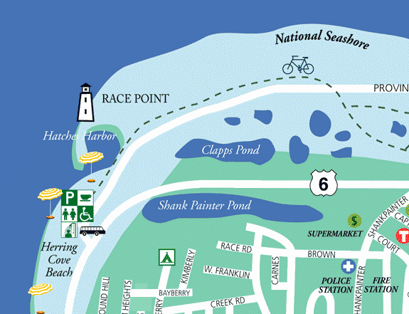 Herring Cove Beach map