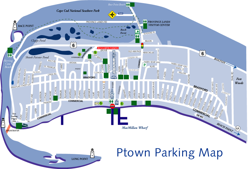 Provincetown Parking Map