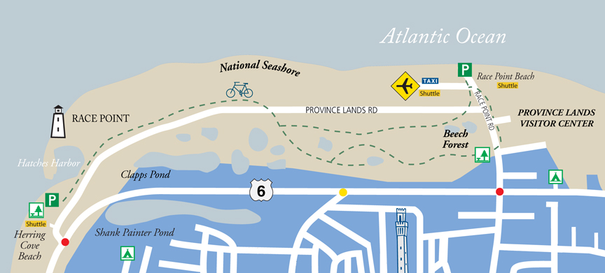 Provincetown Bicycle Map