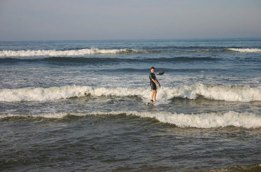 surfing