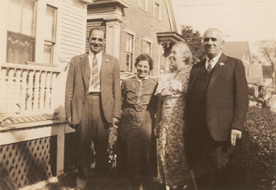 Paternal and maternal grandparents Antone and Mellie, Rose and Manuel Silva